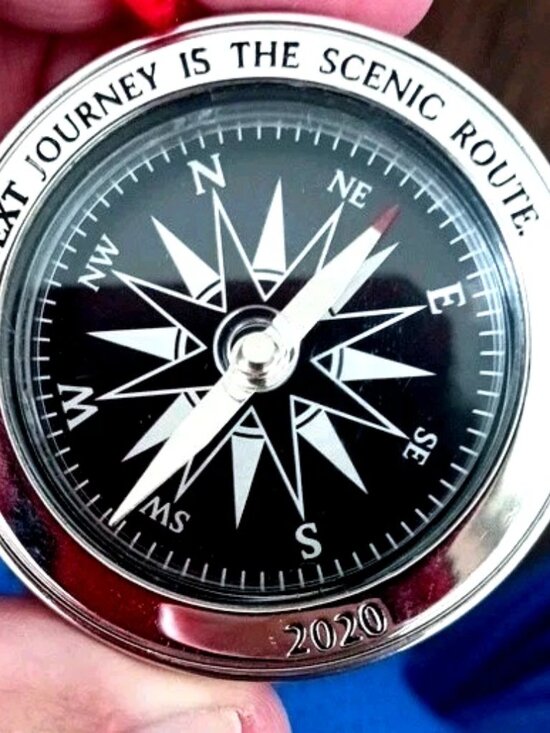 2020 Hallmark Lifes Next Journey Scenic Compass Holiday Ornament - Picture 5 of 5